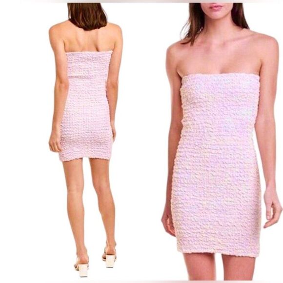 NWOT Petersyn Nora Fuschia Pink Tube Dress Size small from revolve - Picture 1 of 7